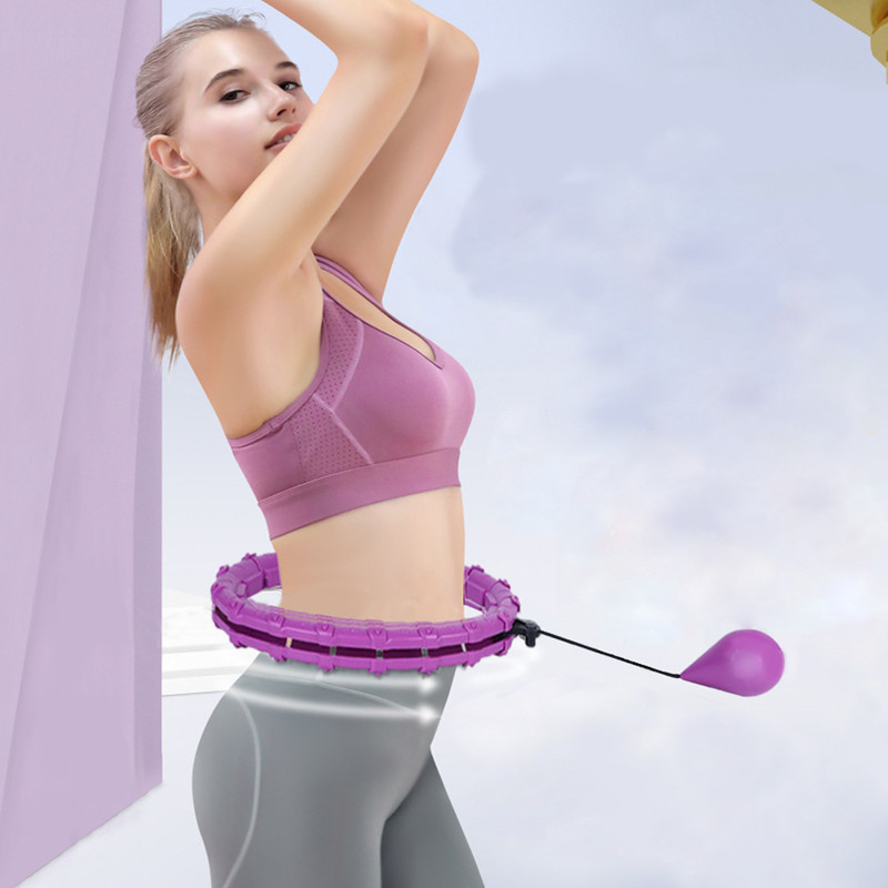 Adjustable Smart Hula Hoop for Home Workouts
