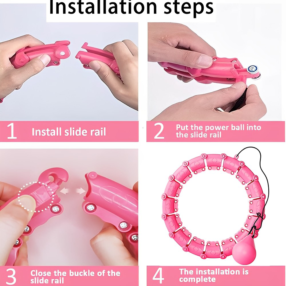 Portable Smart Hula Hoop with Massage Effect