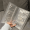 Transparent Jewelry Storage Book Organizer Spacious Portable Jewelry Book Set