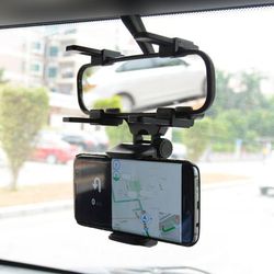 rear view mirror phone mount