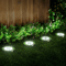 Flat InGround Solar Lights for Garden Pathway Durable Flat Solar Landscape Lights