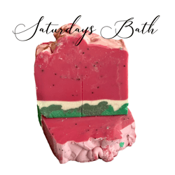 summer 2022 watermelon soap bar