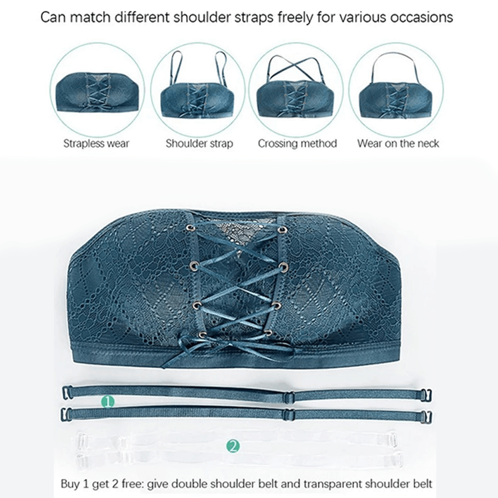 Versatile strapless bandeau for fitness and casual wear