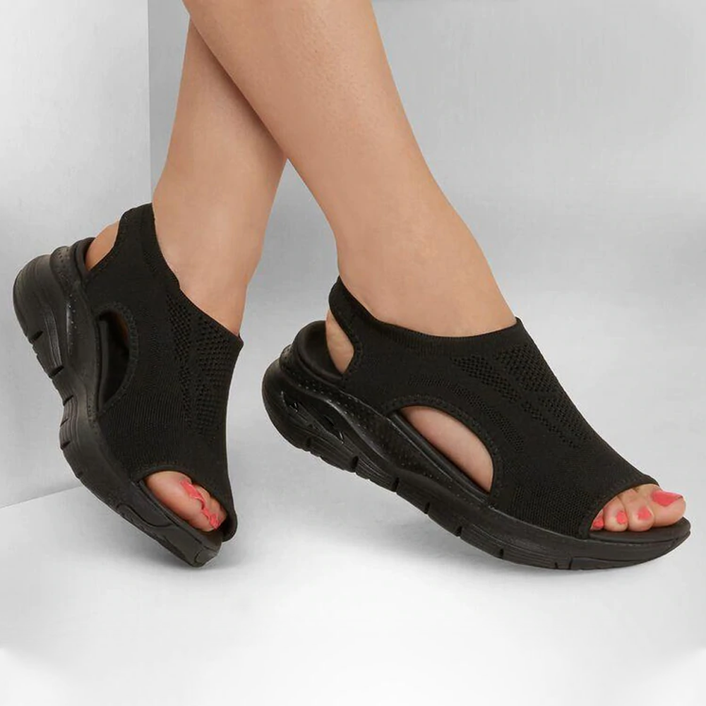 Breathable mesh upper washable orthopedic sandals
