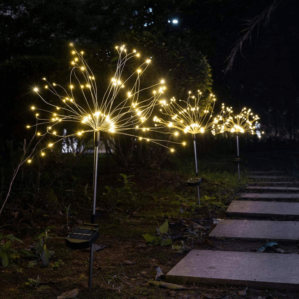 Waterproof Solar Garden Fireworks Lamp 2