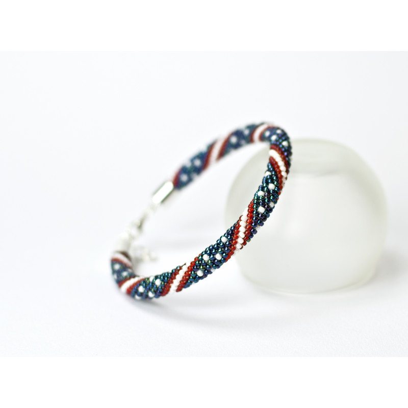 bracelet USA Flag