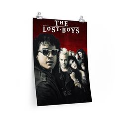 Movie poster The lost boys, Premium Matte vertical poster 18x24 inches