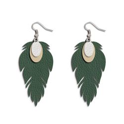 Digital Item, Feather Earring Template SVG