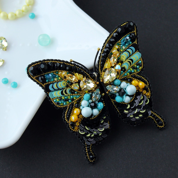Butterfly-Brooch-Handmade