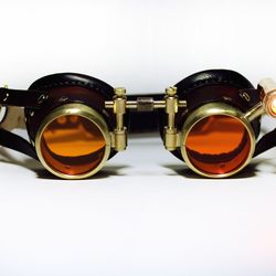 Steampunk goggles "Fiery"