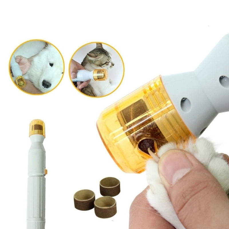 Electric Pet Nail Grinder Trimmer