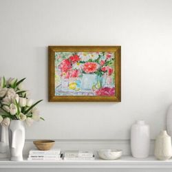 Handmade color painting still life paintings for home decor gift for meditation