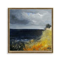 Handmade seascape paintings for classical home decor - unique coastal painting