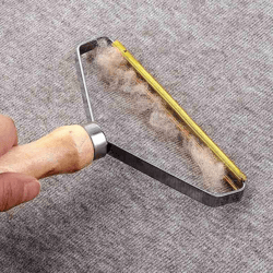 wooden lint remover