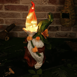 solar garden gnomes