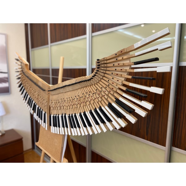 American Eagle Wings, Angel Wings made from piano keys | Inspire Uplift