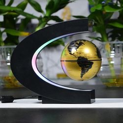 magnetic levitation floating globe world map