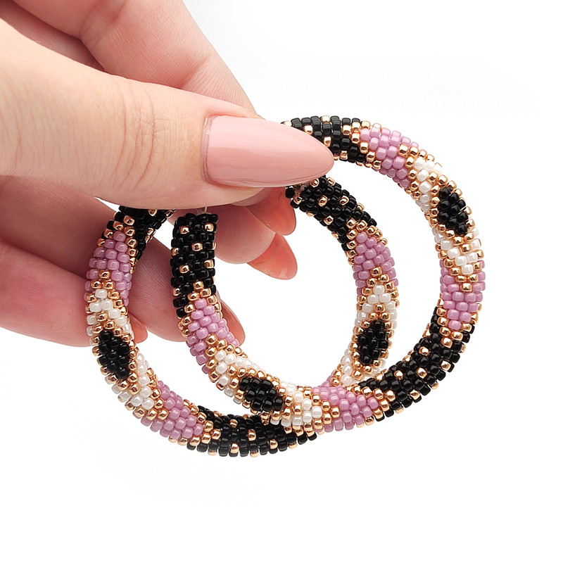 Handmade hoop earrings