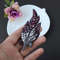 Beaded-Feather-Brooch