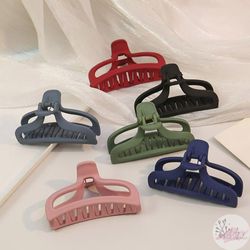 Large Hair Claw Clip.  Handmade acrylic hair clip - Large hair clip - 4 Pack