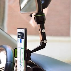 rear view mirror phone holder