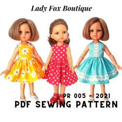 Simple pattern for Paola Reina dolls