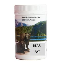 Bear Edible Melted Fat 200ml ( 6.76 oz )