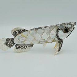 Sterling Silver Arowana Fish