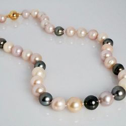 Round Cultured Pearl Necklace