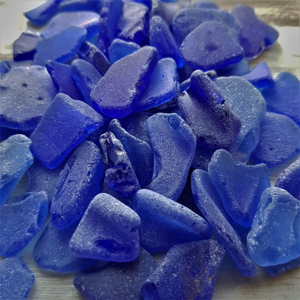 cobalt blue sea glass
