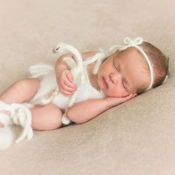 Newborn ballerina photo prop set Newborn girl photoshoot outfit