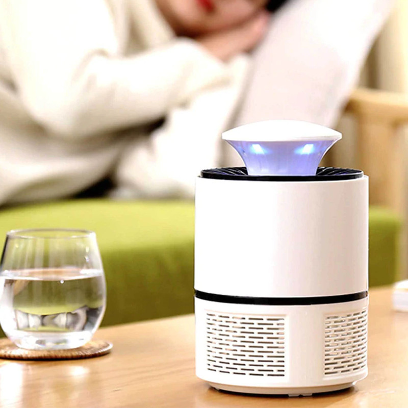 Easytoclean mosquito and flies trap lamp for busy households