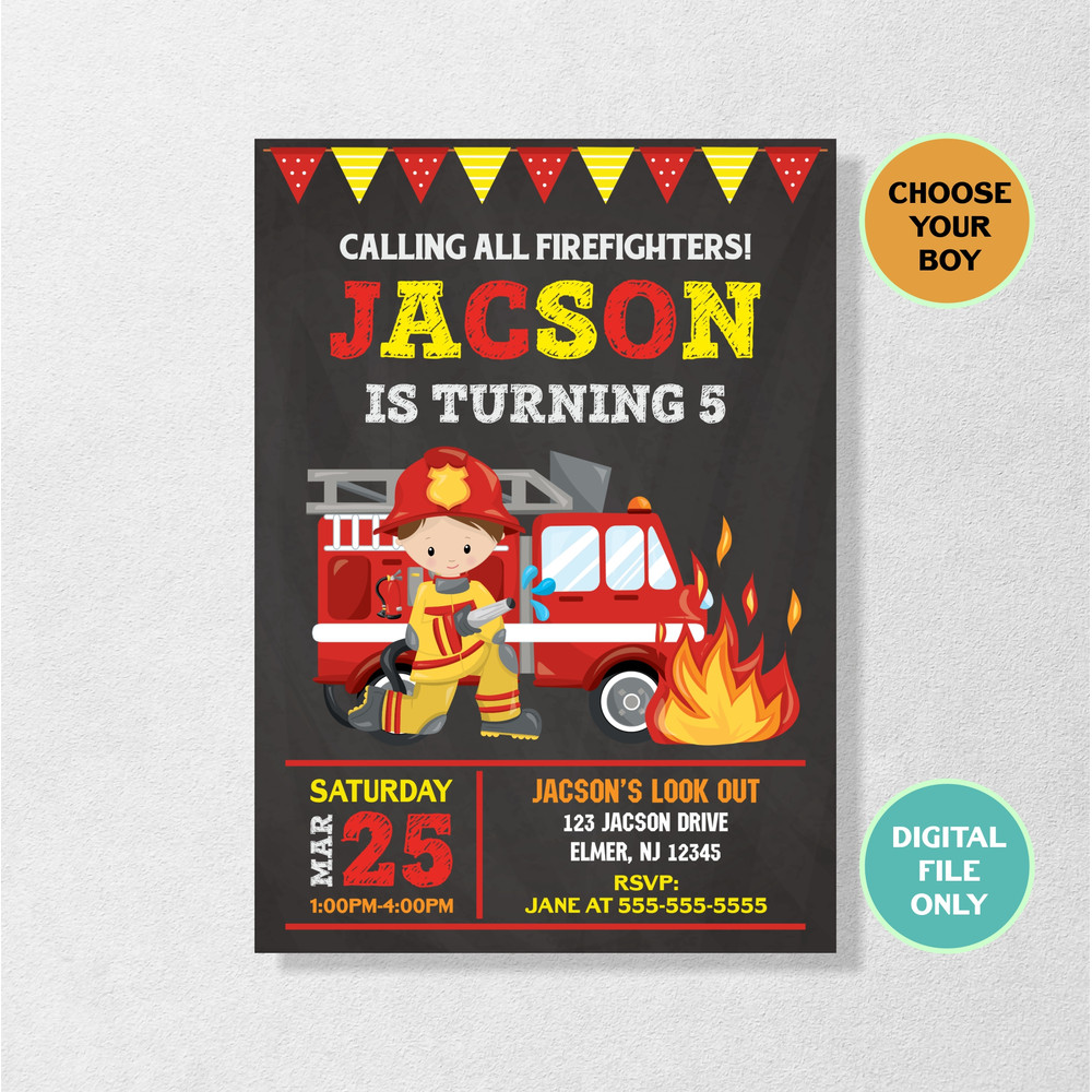 25 Firetruck boy invitation.jpg