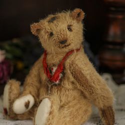 Handmade Artist Collectible Teddy Bear OOAK Vintage Stuffed bears animal toys bear plushinnes toy decor baby shower toy