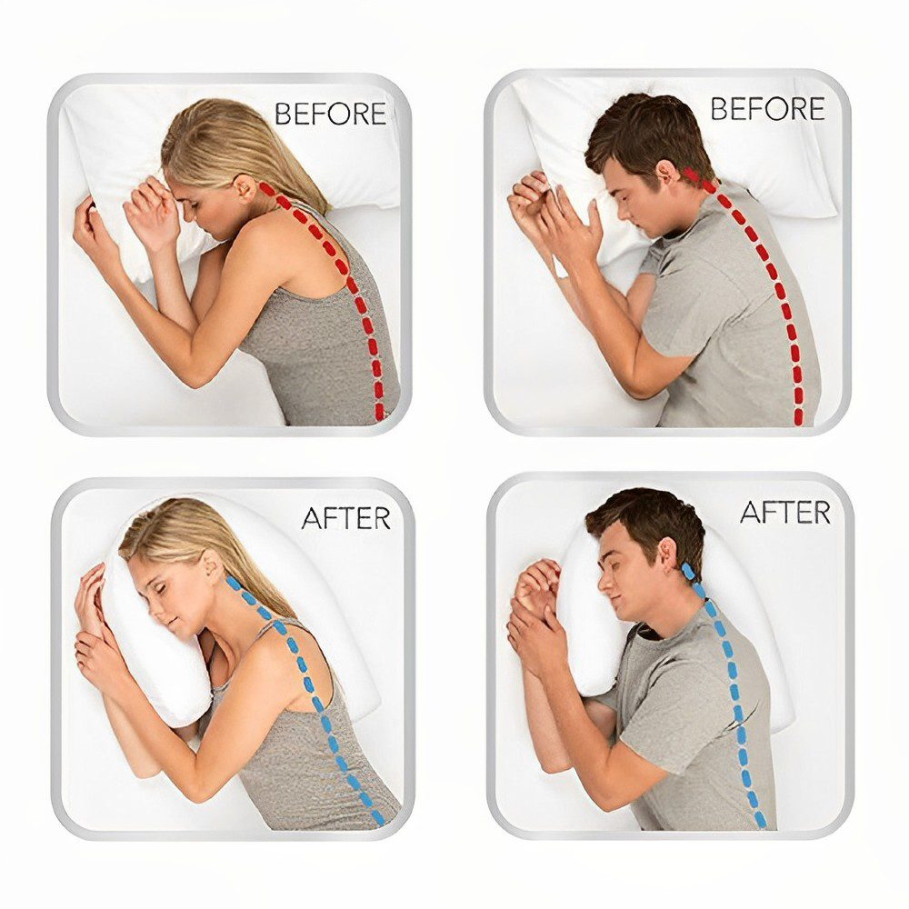 Highquality polyester cushioning side sleeper pillow