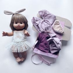 Sets outfit for Minikane dolls 13 inch, gift box for girls, clothes doll 15 inch, Paola Reina clothes.