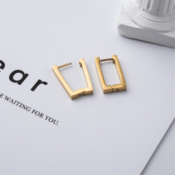 Square Geometric Earrings For Women