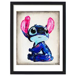 Lilo & Stitch Wall Art /  Lilo & Stitch Painting / Disney Wall Art / Disney painting / Stitch Original Painting / Pop Art Painting / Stitch Disney Wall Art 