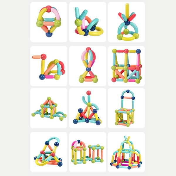 Educational Magnetic Building Balls & Rods - Inspire Uplift