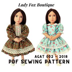 A Girl For All Time dolls pattern