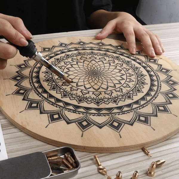 Pyrography Kit Injuries Wood Burning Pyrography Kit 28 Piece Set | Inspire Uplift