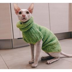Cat clothes,sphynx clothes,sphynx sweater,cat sweater