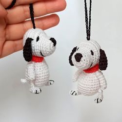 snoopy, car hanging accessories, car accessory, car accessories for women, rear view mirror charm
