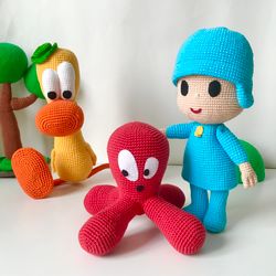 Pocoyo toy sets from 3 to 9 toys
