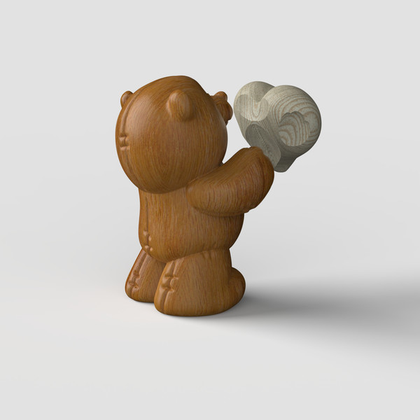 Wood teddybear stl cncfile 3dprintfile.jpg