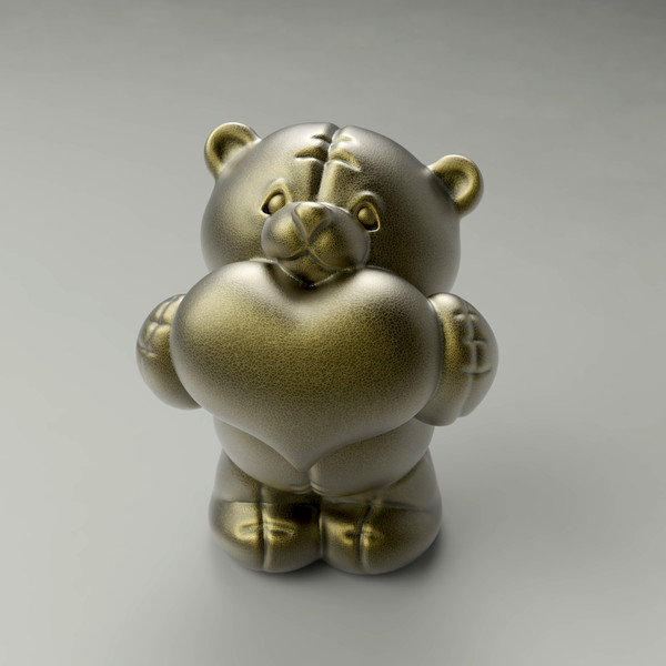 Bronze teddybear stl cncfile 3dprintfile.jpg