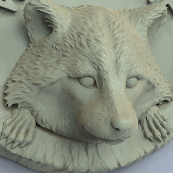 Scale racoon stl cncfile 3dprintfile.jpg