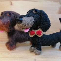 Crochet pattern dachshund dog - digital pattern PDF