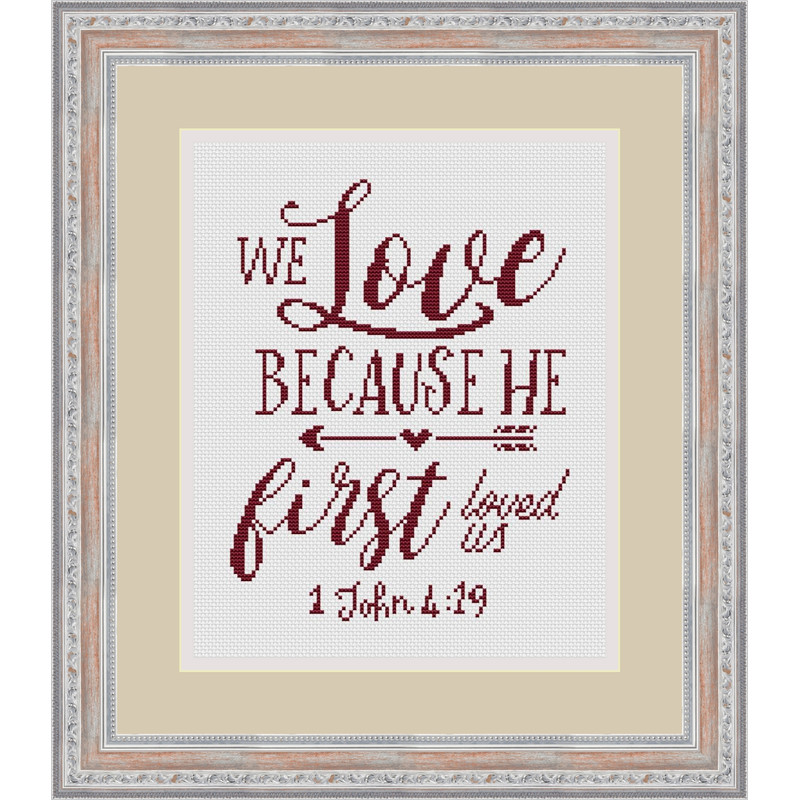 We-love-because-He-first-loved-us