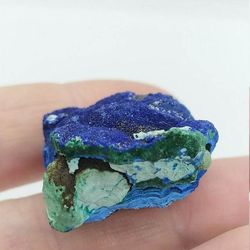 Malachite kidney, Azurite crystal, malachite with azurite, malachite crystal